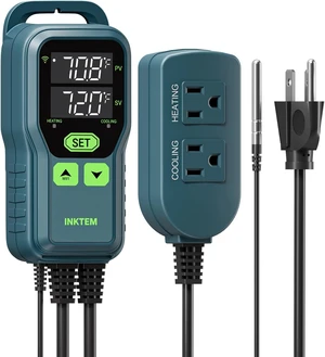 WiFi Temperature Controller Thermostat for Greenhouse, 110~230V WiFi Temperature Controller Thermostat for Greenhouse, 110~230V