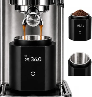 Espresso Scale with Auto Timer 3in1 SUS304 Dosing Cup, 0.1g/300g Precision, USBC Rechargeable OLED, Portable Shot Scale for Beans & Ground Powder (Black) Espresso Scale with Auto Timer 3in1 SUS304 Dosing Cup, 0.1g/300g Precision, USBC Rechargeable OLED, Portable Shot Scale for Beans & Ground Powder (Black)