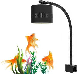 80W Full Spectrum LED Aquarium Light with Dimmer Remote Clip-On Fish Tank Lamp with 360° Gooseneck for 10-20 Gallon Freshwater Planted/Refugium Tanks 80W Full Spectrum LED Aquarium Light with Dimmer Remote Clip-On Fish Tank Lamp with 360° Gooseneck for 10-20 Gallon Freshwater Planted/Refugium Tanks