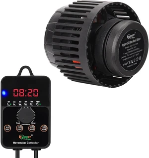 1500 GPH Adjustable-Flow Aquarium Wave Maker, 24V DC Quiet Magnetic Pump with Controller & Fish Guard for 20-100 Gallon Saltwater & Freshwater Tanks 1500 GPH Adjustable-Flow Aquarium Wave Maker, 24V DC Quiet Magnetic Pump with Controller & Fish Guard for 20-100 Gallon Saltwater & Freshwater Tanks