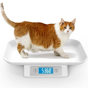 Digital Puppy & Cat Scale, 33 lbs Capacity (±0.03oz), Removable 13.4 x 9.5 Inch Tray Whelping Pet Scale for Adult Cats & Small Animals (Grey) Digital Puppy & Cat Scale, 33 lbs Capacity (±0.03oz), Removable 13.4 x 9.5 Inch Tray Whelping Pet Scale for Adult Cats & Small Animals (Grey)