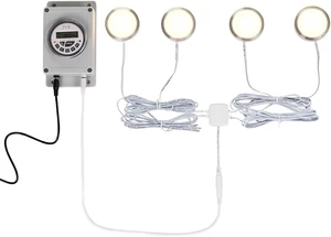 4000K LED Chicken Coop Light with Timer for Egg-Producing Layer Hens 4000K LED Chicken Coop Light with Timer for Egg-Producing Layer Hens