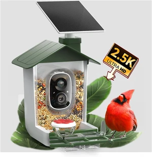 5MP Smart Bird Feeder Camera with 30% Faster Solar Charging 5MP Smart Bird Feeder Camera with 30% Faster Solar Charging