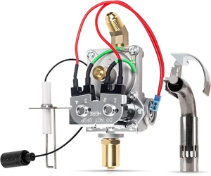 Atwood RV Water Heater Burner Repair Kit 92089 Solenoid Gas Valve, 93221 Burner Tube & 93868 Igniter, Compatible with 10-Gallon Tanks, G10-1E, GC10-2E, GCH10A-4E, GH10-3E, G16-EXT Atwood RV Water Heater Burner Repair Kit 92089 Solenoid Gas Valve, 93221 Burner Tube & 93868 Igniter, Compatible with 10-Gallon Tanks, G10-1E, GC10-2E, GCH10A-4E, GH10-3E, G16-EXT