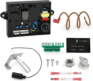 3-in-1 91365 RV Water Heater Control Board with Fuse, 91447 Thermal Cut-Off & ECO Thermostat Kit, 93868 Spark Igniter Electrode Compatible with Atwood Dometic 3-in-1 91365 RV Water Heater Control Board with Fuse, 91447 Thermal Cut-Off & ECO Thermostat Kit, 93868 Spark Igniter Electrode Compatible with Atwood Dometic
