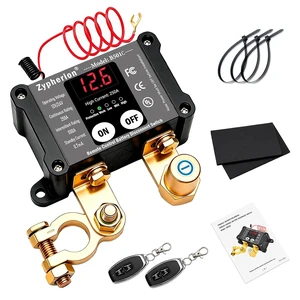 250A 12V/24V Remote Battery Disconnect Switch with LED Voltmeter 250A 12V/24V Remote Battery Disconnect Switch with LED Voltmeter