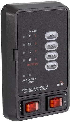 RV Tank Level Sensor Monitor Panel RV Tank Level Sensor Monitor Panel