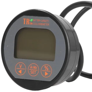 TR16H Battery Monitor, 8-120V 0-75A Digital Capacity Tester with Percentage Display Voltmeter for Car, RV, Marine & Golf Cart TR16H Battery Monitor, 8-120V 0-75A Digital Capacity Tester with Percentage Display Voltmeter for Car, RV, Marine & Golf Cart