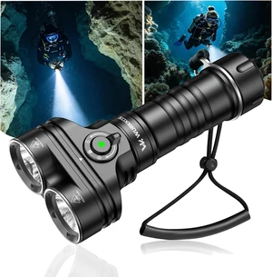 DL05 Scuba Dive Light, 6000LM Underwater Flashlight, 14H Runtime DL05 Scuba Dive Light, 6000LM Underwater Flashlight, 14H Runtime
