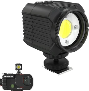 SL-19 LED Camera Video Light Compatible with GoPro Waterproof 196FT/60M, 2000LM, White/Red/Blue Fill Light, CRI95, Dimmable 6500K, Underwater Photography SL-19 LED Camera Video Light Compatible with GoPro Waterproof 196FT/60M, 2000LM, White/Red/Blue Fill Light, CRI95, Dimmable 6500K, Underwater Photography