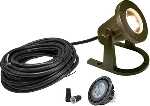 12V Low-Voltage Solid Brass Heavy-Duty Underwater Pond Light, 1 Pack 12V Low-Voltage Solid Brass Heavy-Duty Underwater Pond Light, 1 Pack