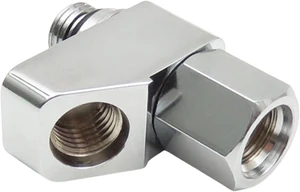 High-Pressure Scuba Diving Splitter, 1-to-2 Swivel Adapter Flexible Lightweight Quick-Connect Gear Accessories High-Pressure Scuba Diving Splitter, 1-to-2 Swivel Adapter Flexible Lightweight Quick-Connect Gear Accessories