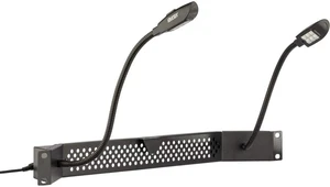 DLED6-RM Dual 6-LED Gooseneck Rackmount Lights DLED6-RM Dual 6-LED Gooseneck Rackmount Lights