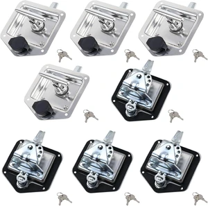 8-Pack Stainless Steel T-Handle Lock for Trailer, RV Door Latch & Truck Toolbox 8-Pack Stainless Steel T-Handle Lock for Trailer, RV Door Latch & Truck Toolbox