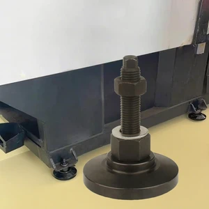 Heavy-Duty Adjustable Leveling Screw Leg, M16 Thread, 3.94-Inch Dia Base Heavy-Duty Adjustable Leveling Screw Leg, M16 Thread, 3.94-Inch Dia Base