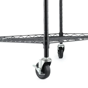 Set of 4 Caster Wheels for Organization & Storage Shelving Metal Shelf Organizer Casters to Replace Wire Rack, Clothing Rack Feet or Plastic Wheels Set of 4 Caster Wheels for Organization & Storage Shelving Metal Shelf Organizer Casters to Replace Wire Rack, Clothing Rack Feet or Plastic Wheels