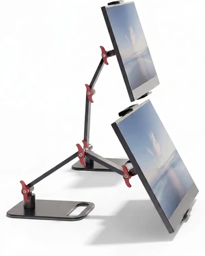 Upgraded Portable Monitor Stand Tool-Free Adjustment Tablet Holder Upgraded Portable Monitor Stand Tool-Free Adjustment Tablet Holder