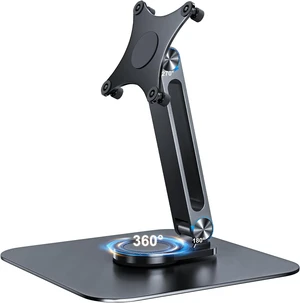 Portable Monitor Stand with VESA 75x75mm Holes & M4 Anti-Loss Screws, Aluminum Alloy Base Fits 7"-18" Small Monitors, Lay Flat, Black Desk Mount (Not Fits 100x100mm) Portable Monitor Stand with VESA 75x75mm Holes & M4 Anti-Loss Screws, Aluminum Alloy Base Fits 7"-18" Small Monitors, Lay Flat, Black Desk Mount (Not Fits 100x100mm)
