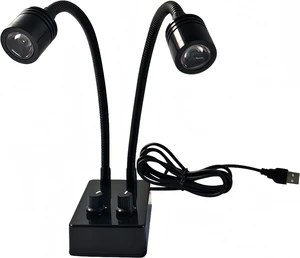 USB Dual Gooseneck Microscope Light for PCB Repair & Soldering Lab USB Dual Gooseneck Microscope Light for PCB Repair & Soldering Lab