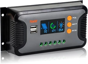 30A PWM Solar Charge Controller 12V/24V/36V/48V Auto, LCD Display & Dual USB Output for AGM, Gel, FLD, Lead-Acid & Lithium Batteries Update Version 30A PWM Solar Charge Controller 12V/24V/36V/48V Auto, LCD Display & Dual USB Output for AGM, Gel, FLD, Lead-Acid & Lithium Batteries Update Version