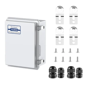 IP67 Waterproof Outdoor Electrical Junction Box (Grey Cover) ABS Plastic Enclosure with Hinged Lid, Mounting Plate & Wall Mount Brackets, Weatherproof Dustproof Project Box (11.4"×7.5"×5.5") IP67 Waterproof Outdoor Electrical Junction Box (Grey Cover) ABS Plastic Enclosure with Hinged Lid, Mounting Plate & Wall Mount Brackets, Weatherproof Dustproof Project Box (11.4"×7.5"×5.5")