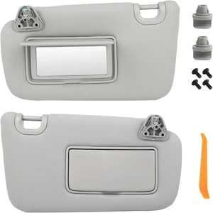 Non-Illuminated Sun Visor Pair Compatible with 2013-2019 Nissan Sentra Non-Illuminated Sun Visor Pair Compatible with 2013-2019 Nissan Sentra