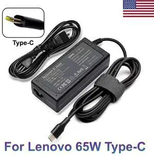 For Lenovo 65W Charger USB-C Power AC Adapter ThinkPad T14 T14s T490s T15 Laptop