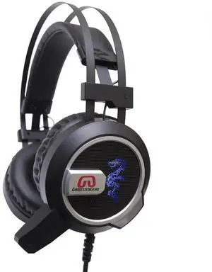 Over the ear Stereo PC Gaming Headset with Microphone LED lights 3.5 mm Audio