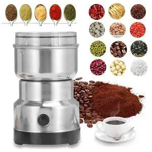 Coffee Bean Grinder Electric Portable Nut Herb Grind Spice Crusher Mill Blender Coffee Bean Grinder Electric Portable Nut Herb Grind Spice Crusher Mill Blender