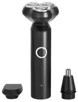 SOEWIOU  BElectric Shaver ,USB-C Rechargeable Mens Razor w/ 3 Replacement Heads, Single-Speed, IPX6 Waterproof, Travel-Lock, Pop-Up Trimmer, Xiaomi-Comparable Beard Trimmer for Men, Wet/Dry Shave,