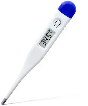 SOEWIOU Digital Thermometer for Adults & Kids - Oral, Rectal, Underarm Fever Thermometer with Fever Alarm, C/F Switchable, Medical Grade.