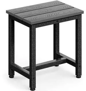 ODK Outdoor Side Table, Adirondack Patio End Table with Weather-Resistant, Waterproof Top for Hot Tub, Garden, Balcony, Poolside, Durable & Easy-to-Clean, Grey ODK Outdoor Side Table, Adirondack Patio End Table with Weather-Resistant, Waterproof Top for Hot Tub, Garden, Balcony, Poolside, Durable & Easy-to-Clean, Grey