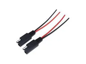 1pcs 30CM DIY SAE 10A Power Automotive Extension Cable 18AWG 2 Pin with SAE Connector Cable Quick Disconnect 1pcs 30CM DIY SAE 10A Power Automotive Extension Cable 18AWG 2 Pin with SAE Connector Cable Quick Disconnect