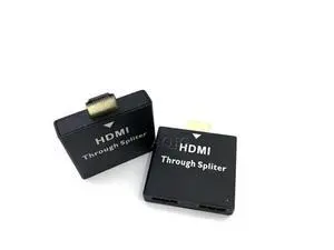 HD-MI Compatible Splitter One Input To Two Output Adapter Cable For Playstation TV Camera HD-MI Converter Multimedia Devices HD-MI Compatible Splitter One Input To Two Output Adapter Cable For Playstation TV Camera HD-MI Converter Multimedia Devices