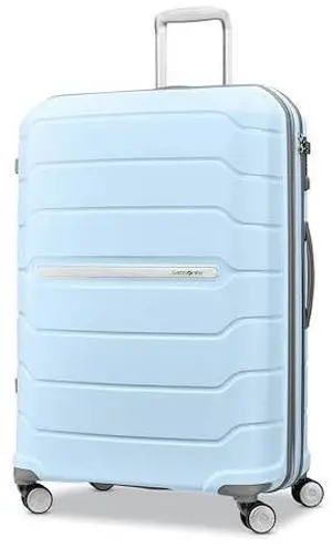 Samsonite Freeform Large Checked Luggage with Dual 360° Spinner Wheels - TSA Lock, Airline-Approved - Lightweight Durable Polypropylene Expandable Hardshell - Sky Blue Samsonite Freeform Large Checked Luggage with Dual 360° Spinner Wheels - TSA Lock, Airline-Approved - Lightweight Durable Polypropylene Expandable Hardshell - Sky Blue