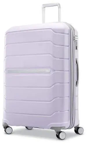 Samsonite Freeform Large Checked Luggage with Dual 360° Spinner Wheels - TSA Lock, Airline-Approved - Lightweight Durable Polypropylene Expandable Hardshell - Lilac Samsonite Freeform Large Checked Luggage with Dual 360° Spinner Wheels - TSA Lock, Airline-Approved - Lightweight Durable Polypropylene Expandable Hardshell - Lilac