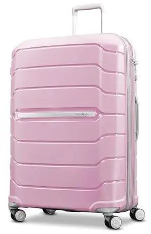 Samsonite Freeform Large Checked Luggage with Dual 360° Spinner Wheels - TSA Lock, Airline-Approved - Lightweight Durable Polypropylene Expandable Hardshell - Pink Rose Samsonite Freeform Large Checked Luggage with Dual 360° Spinner Wheels - TSA Lock, Airline-Approved - Lightweight Durable Polypropylene Expandable Hardshell - Pink Rose