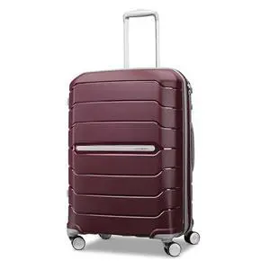 Samsonite Freeform Hardside Expandable with Double Spinner Wheels, Merlot, Checked-Medium 24-Inch Samsonite Freeform Hardside Expandable with Double Spinner Wheels, Merlot, Checked-Medium 24-Inch