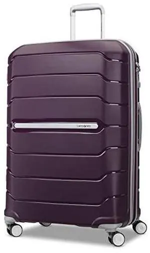 Samsonite Freeform Large Checked Luggage with Dual 360° Spinner Wheels - TSA Lock, Airline-Approved - Lightweight Durable Polypropylene Expandable Hardshell - Amethyst Purple Samsonite Freeform Large Checked Luggage with Dual 360° Spinner Wheels - TSA Lock, Airline-Approved - Lightweight Durable Polypropylene Expandable Hardshell - Amethyst Purple