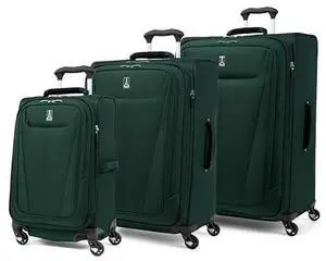 Travelpro Maxlite 5 Softside Expandable Luggage with 4 Spinner Wheels, Lightweight Suitcase, Men and Women, Forest Green, 3-Piece Set (21/25/29) Travelpro Maxlite 5 Softside Expandable Luggage with 4 Spinner Wheels, Lightweight Suitcase, Men and Women, Forest Green, 3-Piece Set (21/25/29)
