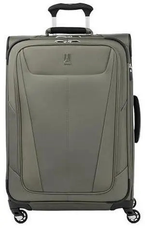 Travelpro Maxlite 5 Softside Expandable Luggage with 4 Spinner Wheels, Lightweight Suitcase, Men and Women, Slate Green, Checked-Medium 25-Inch Travelpro Maxlite 5 Softside Expandable Luggage with 4 Spinner Wheels, Lightweight Suitcase, Men and Women, Slate Green, Checked-Medium 25-Inch