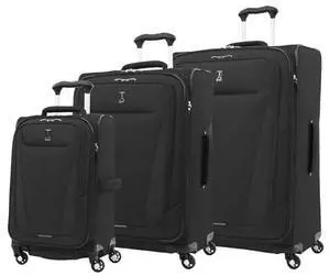 Travelpro Maxlite 5 Softside Expandable Luggage with 4 Spinner Wheels, Lightweight Suitcase, Men and Women, Black, 3-Piece Set (21/25/29) Travelpro Maxlite 5 Softside Expandable Luggage with 4 Spinner Wheels, Lightweight Suitcase, Men and Women, Black, 3-Piece Set (21/25/29)