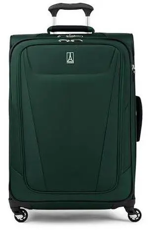Travelpro Maxlite 5 Softside Expandable Luggage with 4 Spinner Wheels, Lightweight Suitcase, Men and Women, Forest Green, Checked-Medium 25-Inch Travelpro Maxlite 5 Softside Expandable Luggage with 4 Spinner Wheels, Lightweight Suitcase, Men and Women, Forest Green, Checked-Medium 25-Inch