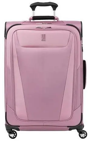 Travelpro Maxlite 5 Softside Expandable Luggage with 4 Spinner Wheels, Lightweight Suitcase, Men and Women, Orchid Pink Purple, Checked-Medium 25-Inch Travelpro Maxlite 5 Softside Expandable Luggage with 4 Spinner Wheels, Lightweight Suitcase, Men and Women, Orchid Pink Purple, Checked-Medium 25-Inch