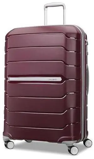 Samsonite Freeform Large Checked Luggage with Dual 360° Spinner Wheels - TSA Lock, Airline-Approved - Lightweight Durable Polypropylene Expandable Hardshell - Merlot Samsonite Freeform Large Checked Luggage with Dual 360° Spinner Wheels - TSA Lock, Airline-Approved - Lightweight Durable Polypropylene Expandable Hardshell - Merlot