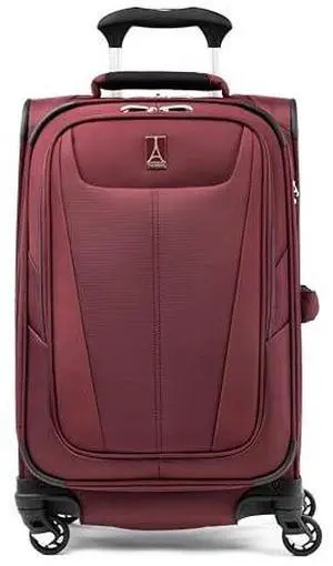 Travelpro Maxlite 5 Softside Expandable Luggage with 4 Spinner Wheels, Lightweight Suitcase, Men and Women, Burgundy, Carry-on 21-Inch Travelpro Maxlite 5 Softside Expandable Luggage with 4 Spinner Wheels, Lightweight Suitcase, Men and Women, Burgundy, Carry-on 21-Inch