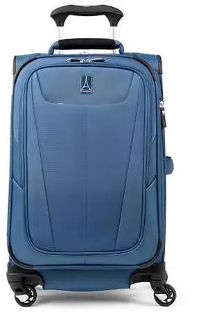 Travelpro Maxlite 5 Softside Expandable Luggage with 4 Spinner Wheels, Lightweight Suitcase, Men and Women, Ensign Blue, Carry-on 21-Inch Travelpro Maxlite 5 Softside Expandable Luggage with 4 Spinner Wheels, Lightweight Suitcase, Men and Women, Ensign Blue, Carry-on 21-Inch