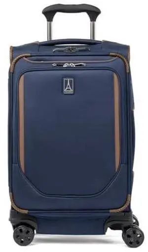 Travelpro Crew Classic Lightweight Softside Expandable Carry on Luggage, 8 Wheel Spinner Suitcase, Men and Women, Carry On 21-Inch, Patriot Blue Travelpro Crew Classic Lightweight Softside Expandable Carry on Luggage, 8 Wheel Spinner Suitcase, Men and Women, Carry On 21-Inch, Patriot Blue