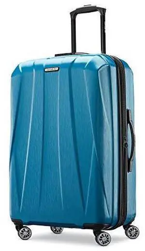 Samsonite Centric 2 Hardside Expandable Luggage with Spinner Wheels, Caribbean Blue, Checked-Medium 24-Inch Samsonite Centric 2 Hardside Expandable Luggage with Spinner Wheels, Caribbean Blue, Checked-Medium 24-Inch