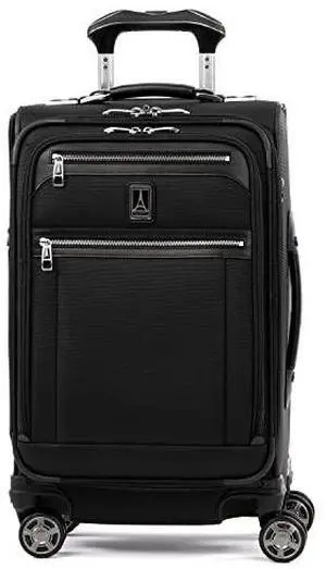Travelpro Platinum Elite Softside Expandable Carry on Luggage, 8 Wheel Spinner Suitcase, USB Port, Suiter, Men and Women, Shadow Black, Carry On 21-Inch Travelpro Platinum Elite Softside Expandable Carry on Luggage, 8 Wheel Spinner Suitcase, USB Port, Suiter, Men and Women, Shadow Black, Carry On 21-Inch